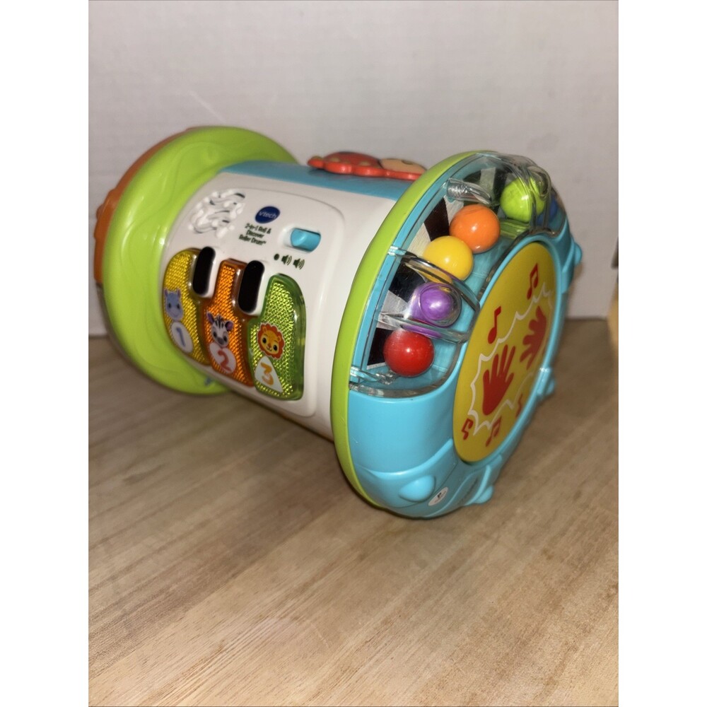 VTech Baby Explore & Discover Roller, Drum Interactive Baby Toy with Gears